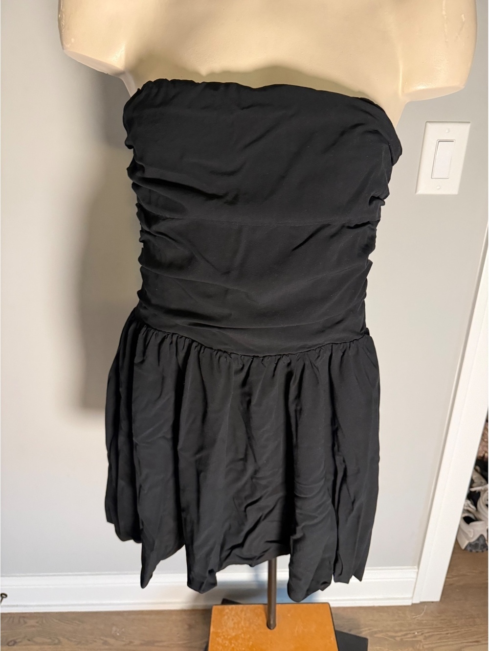 Princess Polly Black Strapless Mini Dress
